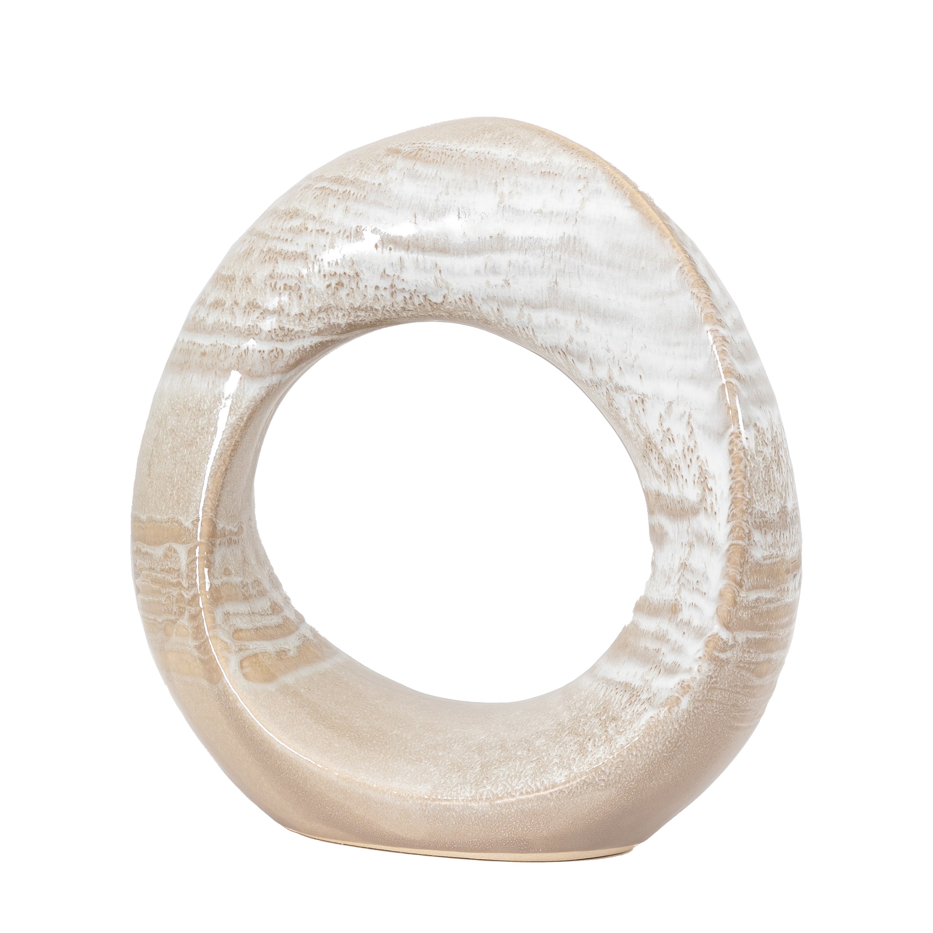 Alser Reactive Grey Glaze Sculpture Large